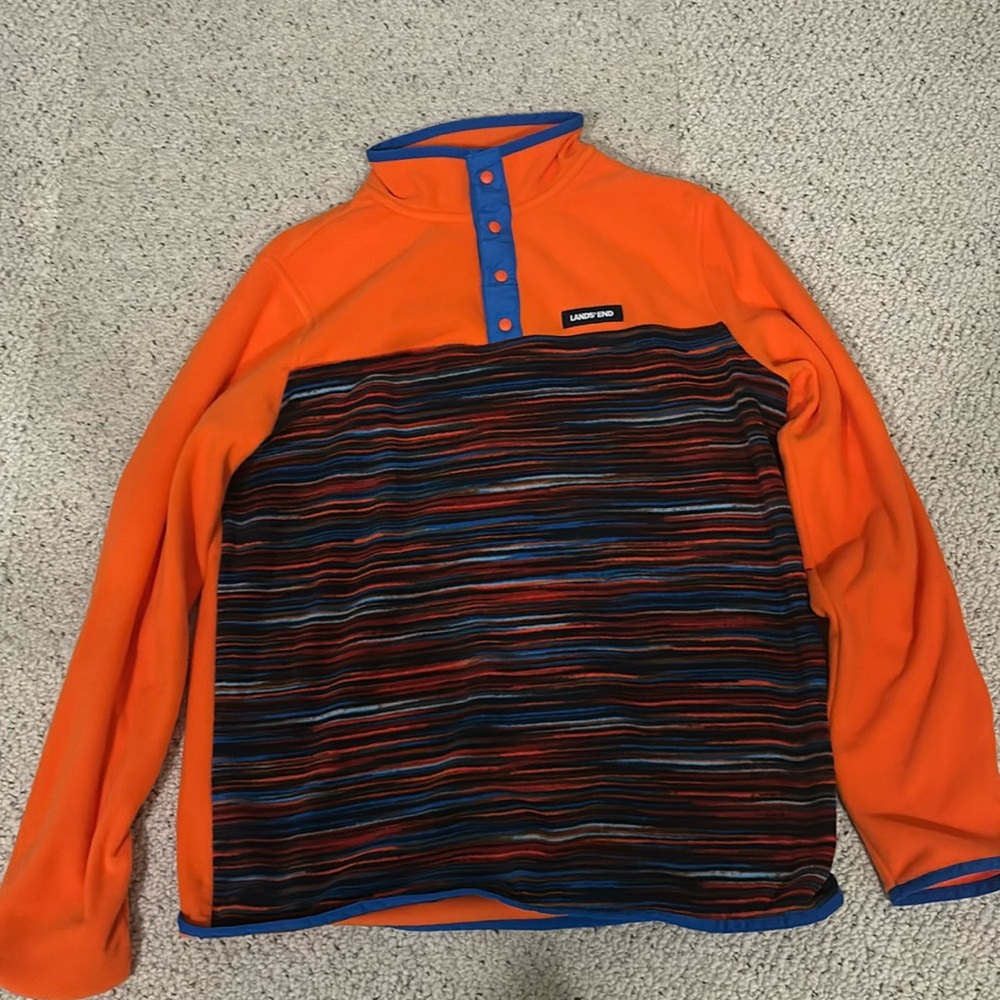 Land’s End Button-up Fleece Jacket